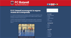 Desktop Screenshot of botarell.futbolsala.cat